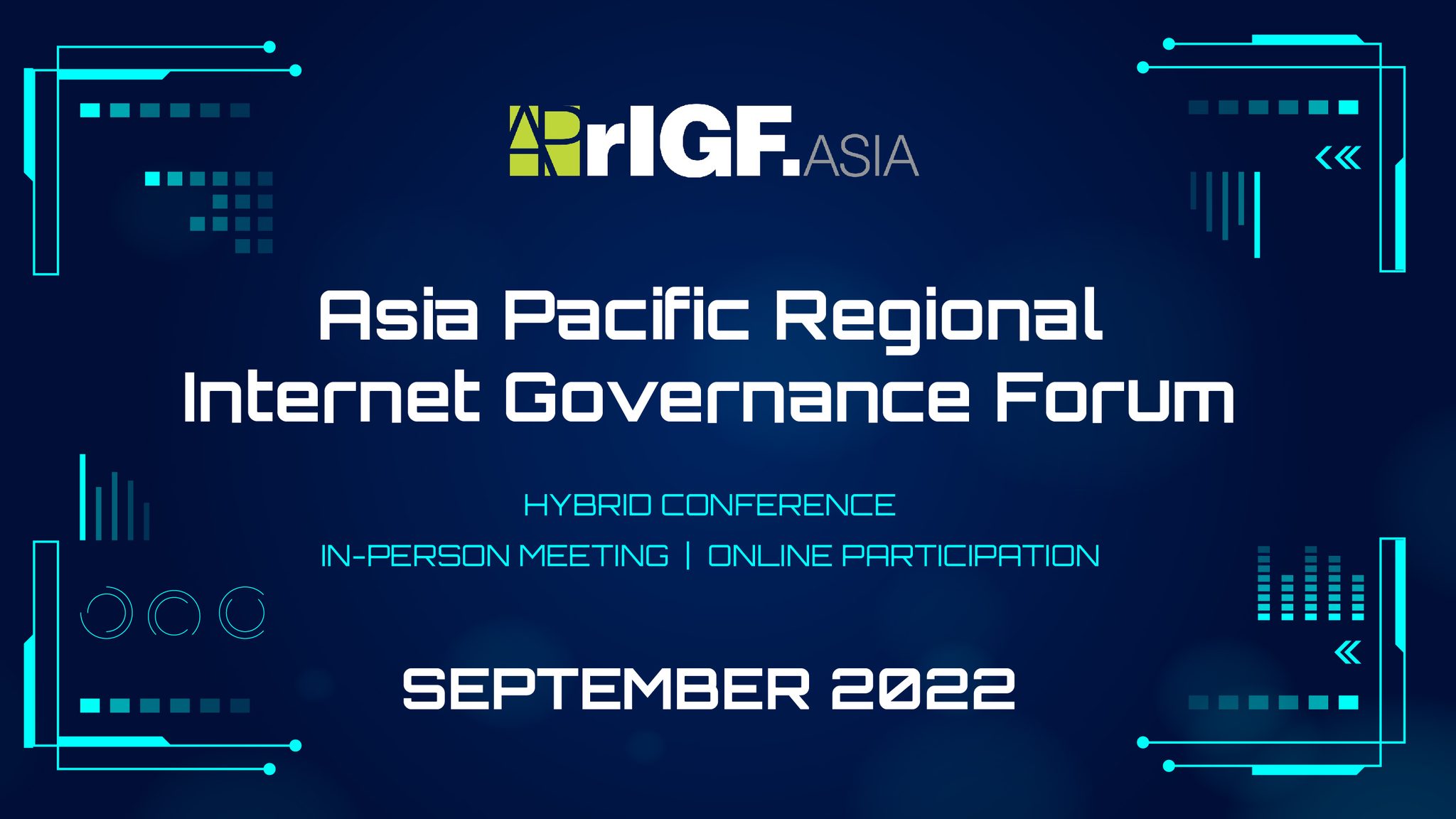 APrIGF 2022 Hybrid Event Announcement Banner