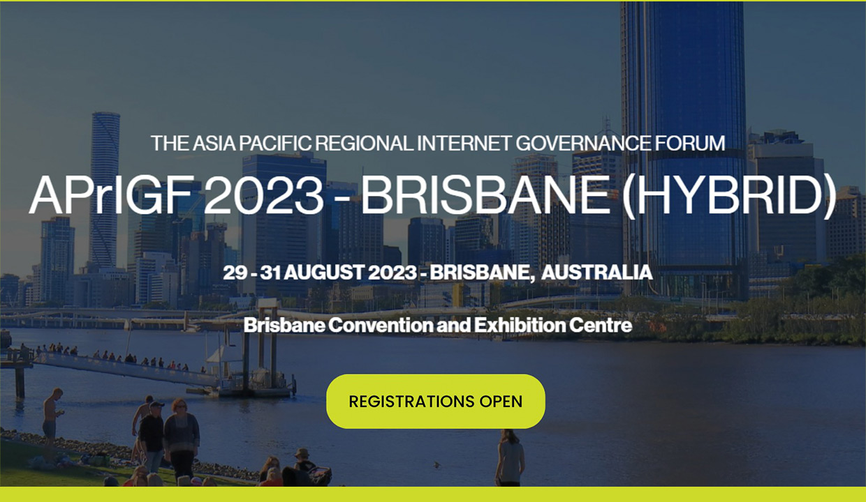 2023 APrIGF Australia - Registration Now Open!