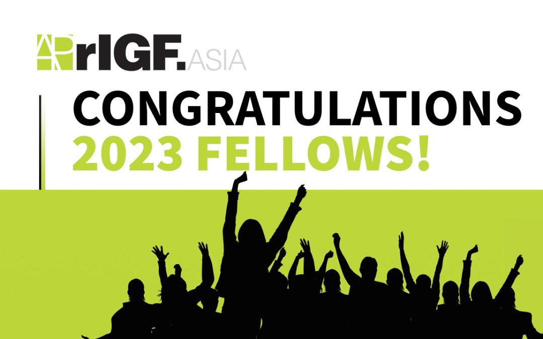 APrIGF 2023 Fellowships Results
