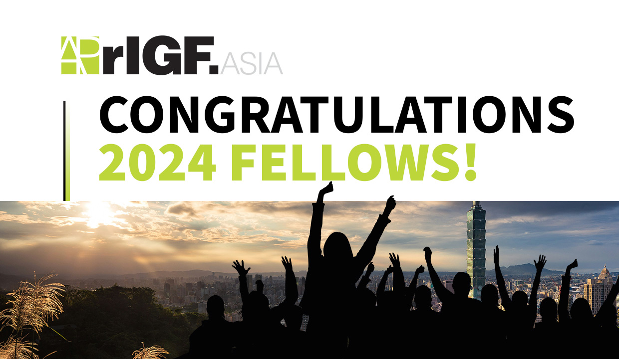 APrIGF 2024 Fellowship Results Announcement Banner