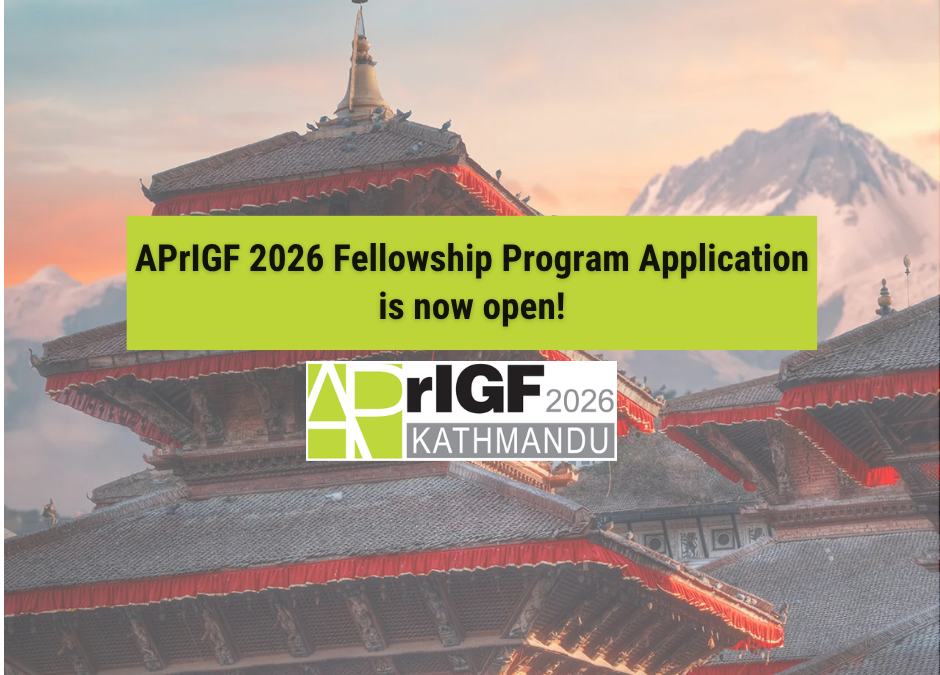 APrIGF 2026 Fellowship Application Guideline